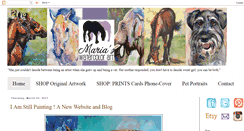 Desktop Screenshot of mariaswatercolorart.com